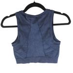 Aerie Offline Womens Stretch Medium Support Crop Top Sports Bra Blue S Photo 1