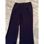 Exclusively Misook Pants size Small Nautical Pull On Acrylic Trousers‎ Dress Blue Photo 7