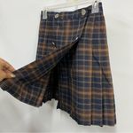 Tracy Evans Vintage size small wrap around vintage plaid skirt rayon blend made in the USA Photo 3