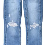 Gap  High Rise Vintage Slim Jeans Light Wash Distressed Women’s 25 / 0 Petite Photo 5