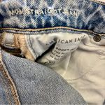 American Eagle  Stretch Mom Straight Jeans Blue Denim Size 4 Long Photo 5