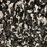 Mirror Image Vintage Black & White Paisley Top Size M Photo 7