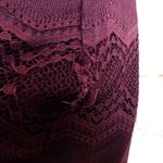 Free People Dress Women M Burgundy Red Natasha Lace Halter Bodycon Mini Party Photo 10