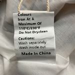 Commense Women's Daisy Printed Floral Short Dress Sz XS Black Yellow Summer NWT Photo 13