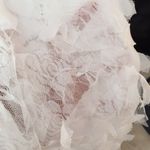 Lacey white long dress. Xs Photo 5