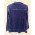 Chico's | Zenergy Purple Velour Half-Zip Pullover Jacket Size 0 | Small Photo 7