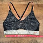 Brooks  Black and Gray Marble Print Women's Sports Bra Photo 6