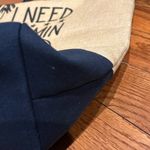 Bon Voyage NWT Starboard Tan and Blue Canvas Beach Tote Bag Photo 6