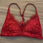 Victoria's Secret Red Lace Bralette Photo 0