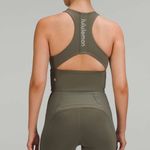 Lululemon athletica Brown Tank Top Logo Elastic Everlux Shelf Tank 10 Photo 4