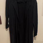 Forever 21 Elegant Black Womens long cardigan size small Photo 0