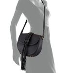 Altuzarra ($1995 Value) NEW  Ghianda Black Leather Shoulder Bag Photo 3