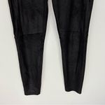 Free People Midnight Vegan Suede Skinny Pants Black Size Small Photo 8