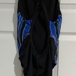 Tyr. One Piece Bathing Suit, Black & Blue Photo 1