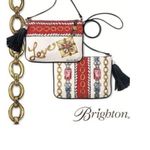 Brighton Glitter & Go Pouch Mini Purse Crossbody Bag Holiday Party Love New Photo 2
