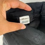 J Brand Maria Flare Jean High Rise Stretch Black Denim Size 26 Photo 7