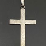 Vintage Sterling Silver Plain Cross Pendant 4g. Photo 1