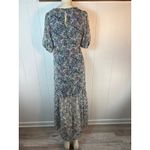 ASTR  the Label Floral Puff Sleeve Ruched High-Low Dress in Size L Photo 4
