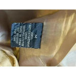 Baccini  Womens Faux Leather Jacket Camel Brown Size M Button Front Long Sleeve Photo 5