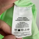 The Nike Tee Slim Fit T Shirt Women Medium Lime Green Short Sleeve Modal Photo 4