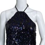 Jolt  Dress Womens Small Black Multi Allover‎ Sequin Mini Shimmer Sparkle Party Photo 4