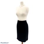 Armani Collezioni  Classic Black Silk Mini Skirt 8 Photo 1