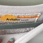 Aviator Nation White Black Glider Sweatshirt Photo 1