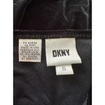 DKNY Vintage  Velvet Black Midi Dress Size Small Photo 3