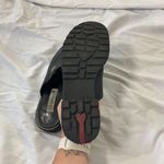 Brighton Made in Italy 90s Euro Black Leather Slip On Clogs Mules Model Heidi 7 Photo 5