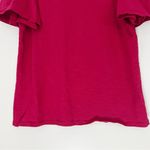 Nation Ltd  Lorna Cotton Tank in Raspberry Size Large Flutter Shoulder Photo 4