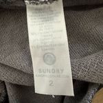 Sundry $100  Soft Camo Stripe Sleeve Hoodie - size 2 Photo 9