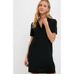 POMANDER PLACE | Tuckernuck Black The Riley Short Sleeve Polo Dress Sz. Medium Photo 1