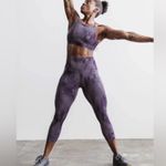Nobull NWT  Women’s High-Rise Crop Tight - XS - Nightshade Plum Tie Dye Photo 2