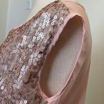 One Clothing  Pink Silver sequins tank top Sz S Photo 2