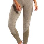 Gymshark | Flex Heather Olive Green Logo Waistband Contour Leggings Size S Photo 0