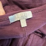 Habitat Asymmetrical Dress Sz LG Wine Lagenlook Pointed Hem 3/4 Sleeve Oversized Photo 6