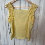 Nicole Miller  Yellow Tank Top Size Small Photo 1