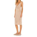 superdown Revolve  Sabrina knit midi dress nude/gold size M bodycon y2k Photo 1