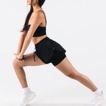 Alphalete Black Mesh Shorts Photo 1