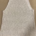 Mango Beige sleeveless knit top Photo 2