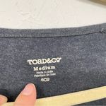 Toad & Co  Grey Short Sleeve Stretch Shirt Dress Womens M Active Wear Gorpcore Photo 4