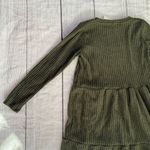 CENY new size XS dark green tiered long sleeve A line dress new Photo 10