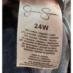 Jessica Simpson Mika Best Friend Jeans 24W Blue Distressed Plus Size Denim Photo 7