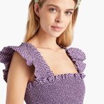 Hill House Paz Crop Top, Floral Jacquard, Medium Photo 1