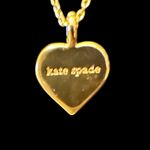 Kate Spade New  Take the Heart Gold Pendant Necklace Photo 5