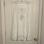 Farm Rio NWT  White Swan Lake Guipure Midi Skirt Size S Photo 2