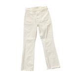 Mother White The Hustler Patch Pocket Ankle Jeans Womens Size 30 10367 Photo 1