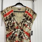 Vince Camuto NWT  Women’s Tie Dye Lightweight Summer Mini Wrap Dress Size 10 Photo 2