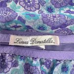 Linea Donatella  Purple Floral Chemise Photo 3