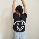 Slow Love Old Skool Cotton Knit Tank Top Charcoal Size 2 EUC Gray Size L Photo 8